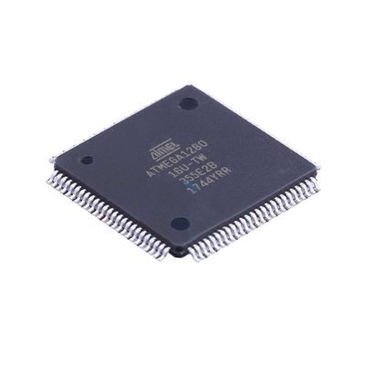 품질  ATMEGA1280-16AU Micro Controller Chip TQFP-100 New and Original Integrated circuit 공장