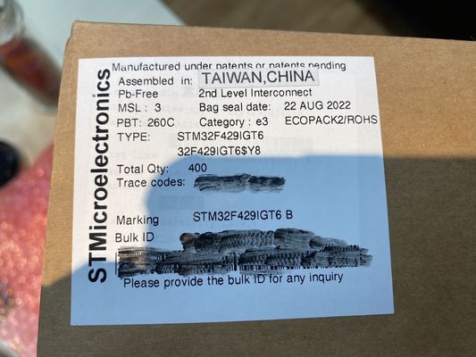품질  STM32F429IGT6  LQFP176  SMDIntegrated Circuits MCU Controller Microcontrol 공장