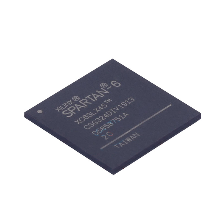 새롭고 원래 484 BGA 프로그래머블 칩 XC6SLX45-2CSG324C ic 성분 집적 회로