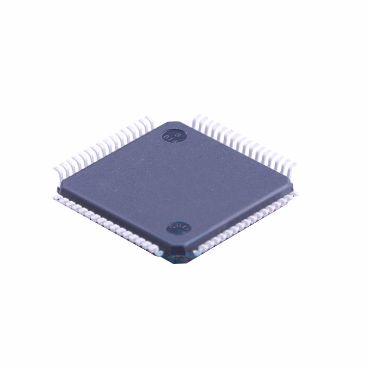STM32L152RBT6 QFP64 전자 부품 배포 새로운 원형 검정 집적 회로 칩 IC STM32L152RBT6