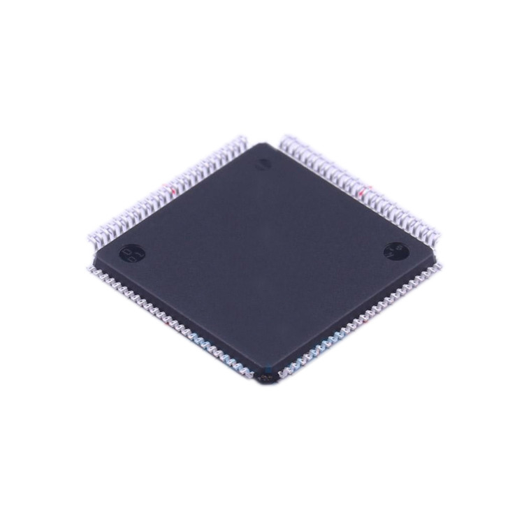 STM32F100VCT6 LQFP64 전자 부품 배포 새로운 원형 검정 집적 회로 칩 IC STM32F100VCT6