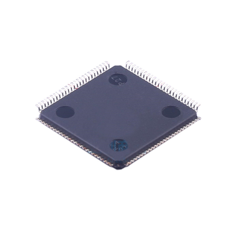 STM32F100VCT6B LQFP100 전자 부품 배포 새로운 원형 검정 집적 회로 칩 IC STM32F100VCT6B