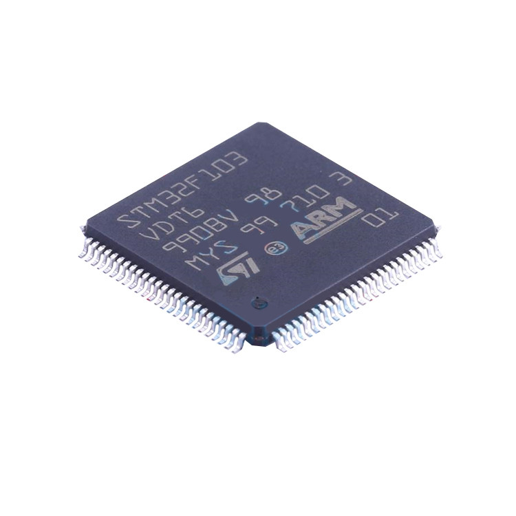 새로운 STM32F103VDT6과 주식 집적 회로 IC 칩 STM32F103VDT6의 원래 LQFP-100 전자 부품