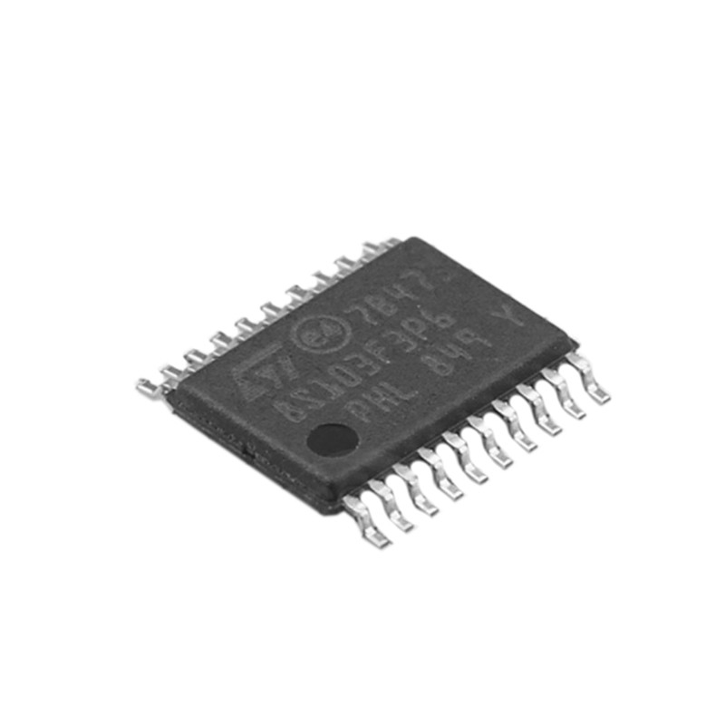 STM8S103F3P6 STM8S103F3P6 TSSOP20 성분 배포 새로운 원형 검정 집적 회로 칩 IC STM8S103F3P6