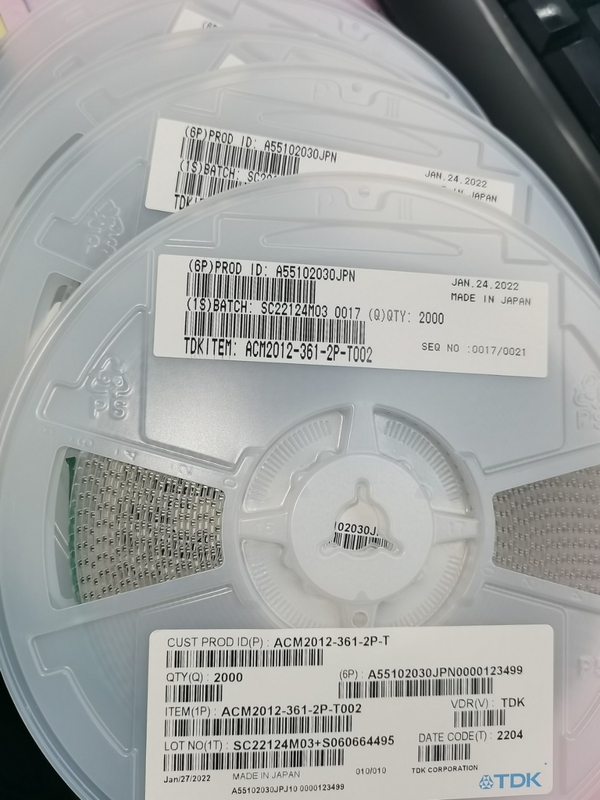 사용하지 않는 ACM2012-361-2P-T002 SMD  집적 회로 칩 IC, 브랜드 뉴 원형