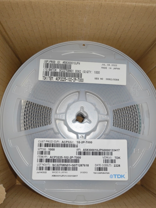 사용하지 않는 ACP3225-102-2P-T000 SMD  집적 회로 칩 IC, 브랜드 뉴 원형