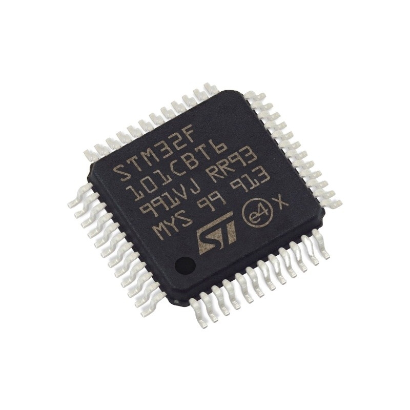 주식 마이크로컨트롤러 IC MCU 32BIT 128KB 플래시 48LQFP 집적 회로 IC 칩 STM32F101CBT6에서