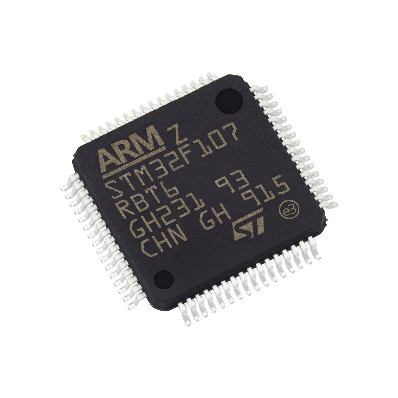 주식 마이크로컨트롤러와 프로세서 IC MCU 32BIT 128KB 플래시 64LQFP 집적 회로 IC 칩 STM32F107RBT6에서