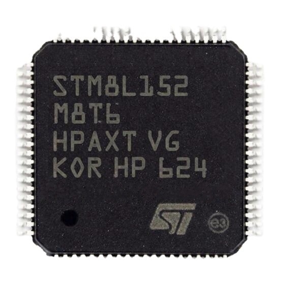 주식 마이크로컨트롤러와 프로세서 IC MCU 8BIT 64KB 플래시 80LQFP 집적 회로 IC 칩 STM8L152M8T6에서