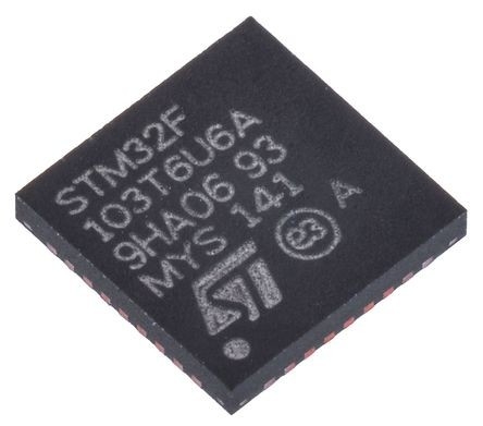 주식 마이크로컨트롤러 IC MCU 32BIT 32KB 플래시 36VFQFPN 집적 회로 IC 칩 STM32F103T6U6A에서