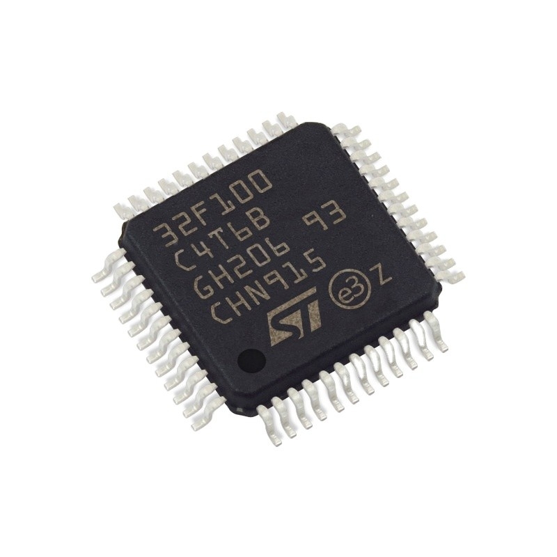주식 마이크로컨트롤러 IC MCU 32BIT 16KB 플래시 48LQFP 집적 회로 IC 칩 STM32F100C4T6B에서