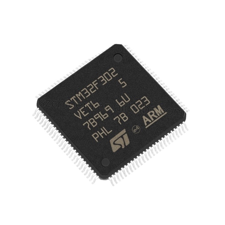 팔 외피 M4 RISC 512KB 플래시 2.5V/3.3V 100-핀 LQFP 트레이 STM32F302VET6이 표준 마이크로컨트롤러 MCU 32에서 물었습니다
