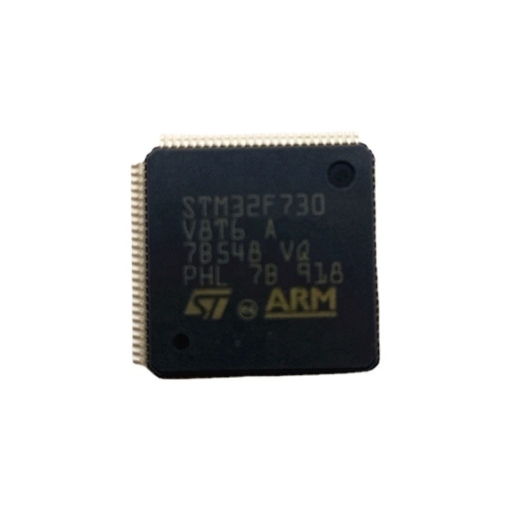 주식 마이크로컨트롤러 IC MCU 32BIT 64KB 플래시 100LQFP 전자 구성품 집적 회로 STM32F730V8T6에서