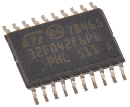 주식 마이크로컨트롤러 IC MCU 32BIT 32KB 플래시 20TSSOP 전자 구성품 집적 회로 STM32F042F6P6에서