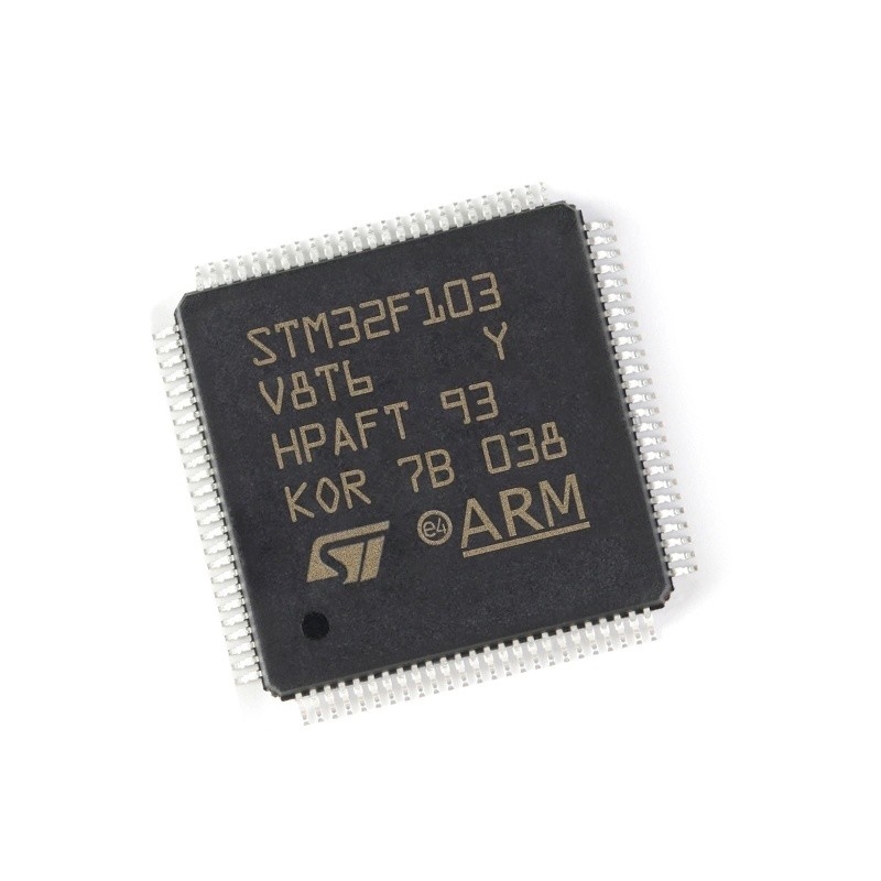 주식 마이크로컨트롤러 IC MCU 32BIT 64KB 플래시 100LQFP 집적 회로 IC 칩 STM32F103V8T6에서