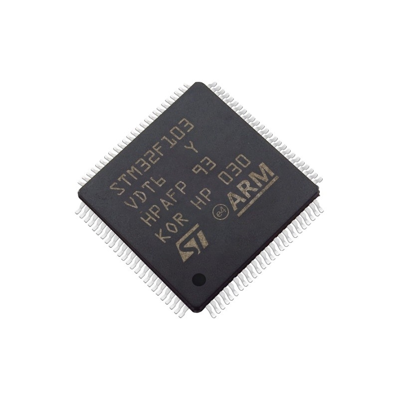 주식 마이크로컨트롤러와 프로세서 IC MCU 32BIT 384KB 플래시 100LQFP 집적 회로 프로그래머블 ic 칩 STM32F103VDT6에서