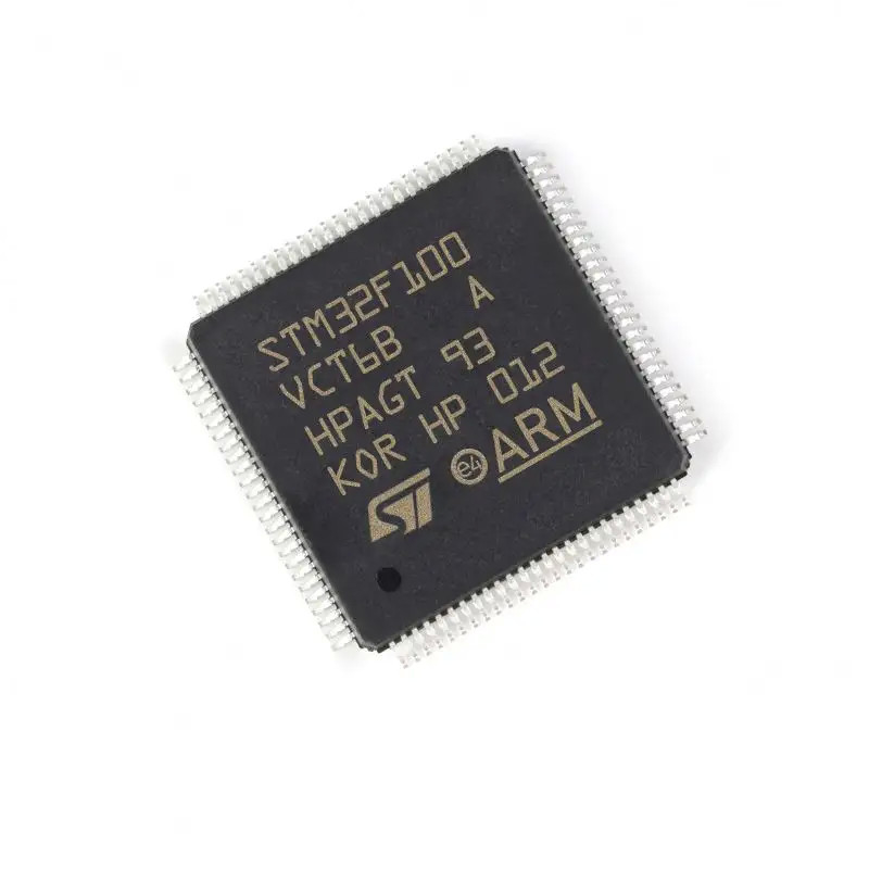 주식 마이크로컨트롤러 IC MCU 32BIT 256KB 플래시 100LQFP 집적 회로 IC 칩 STM32F100VCT6B에서