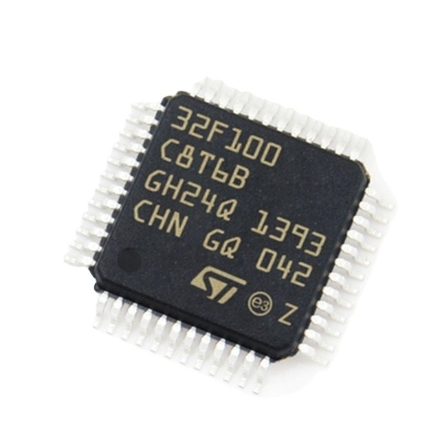 주식 마이크로컨트롤러 IC MCU 32BIT 256KB 플래시 100LQFP 집적 회로 IC 칩 STM32F100VCT6B에서