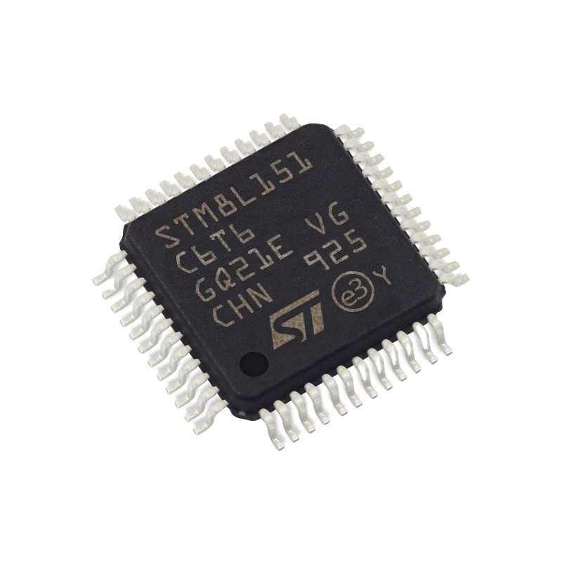 주식 마이크로컨트롤러 IC MCU 8BIT 32KB 플래시 48LQFP 집적 회로 IC 칩 STM8L151C6T6에서
