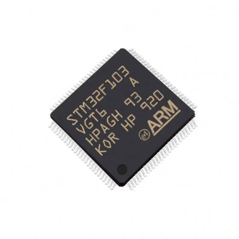 주식 마이크로컨트롤러 IC MCU 32BIT 1MB 플래시 100LQFP 전자적 구성하는 집적 회로 STM32F103VGT6에서