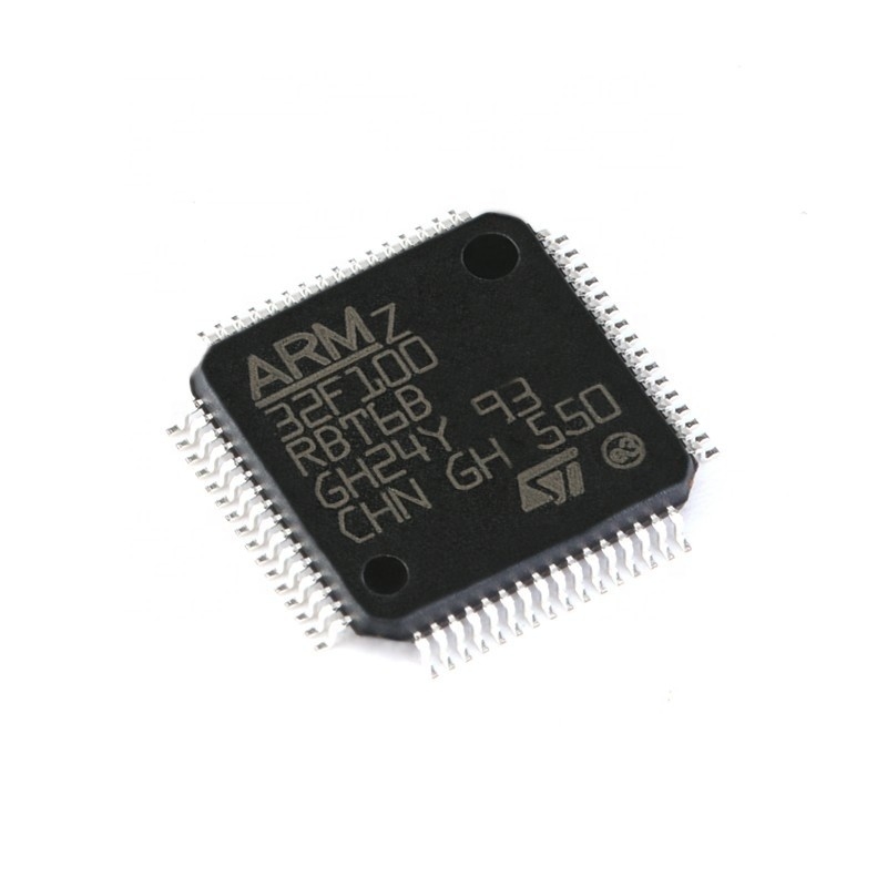 새로운 크황리춘스인위안과 원래 IC MCU 32BIT 128KB 순간 부품 전자 64LQFP STM32F100RBT6B