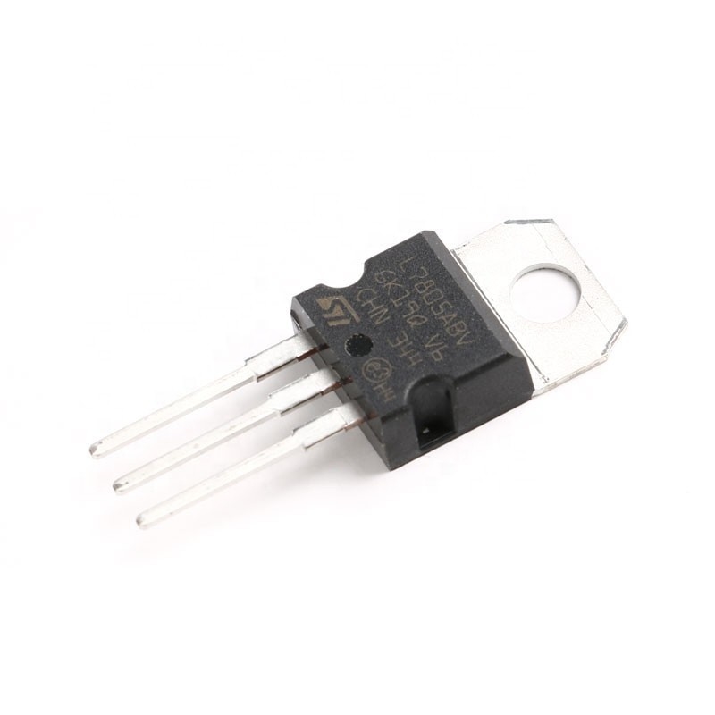 주식 양도 위임장 관리 IC TO-220 L7805A IC 칩 집적 회로 전자적 공급 L7805ABV에서 새로운 크황리춘스인위안 원형