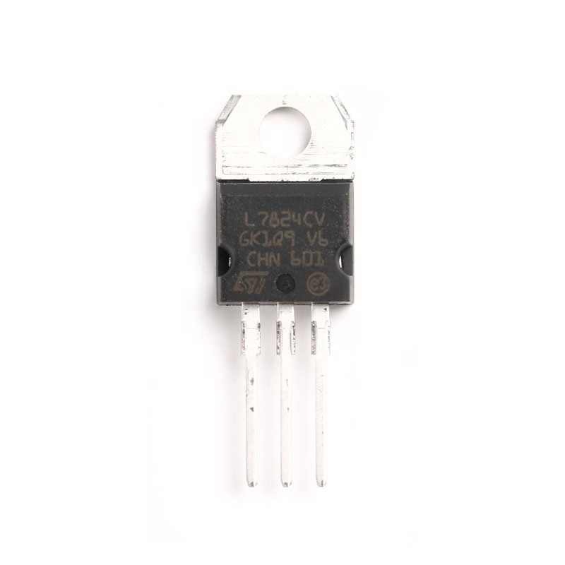 크황리춘스인위안 원형 진짜 LM7824 24V 1.5A TO-220 전기 공급 전압 조절기 칩 L7824CV