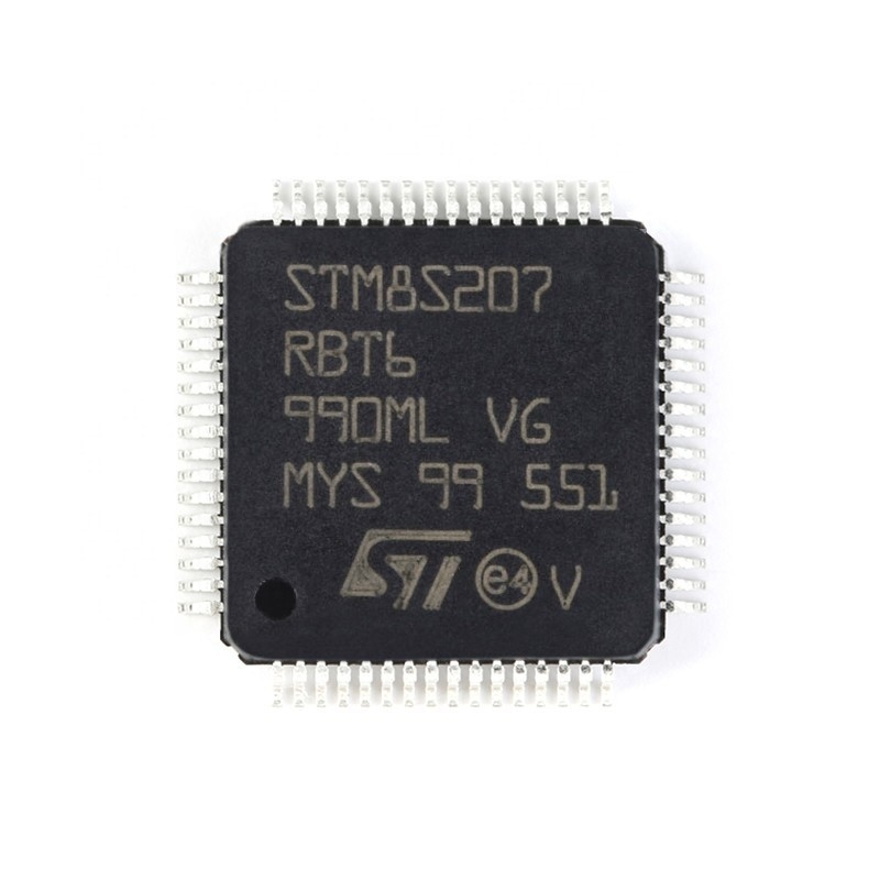 새로운 크황리춘스인위안과 원래 전기 공급 IC MCU 8BIT 128KB 플래시 64LQFP STM STM8S207RBT6