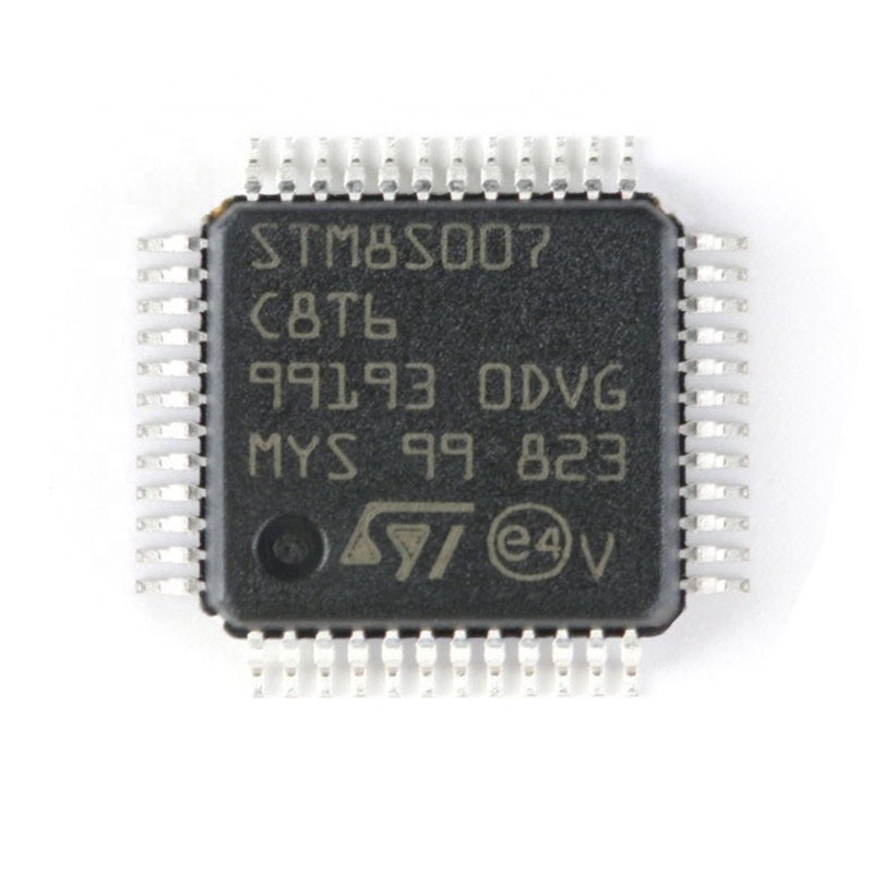 새로운 크황리춘스인위안과 원래 IC MCU 8BIT 64KB 플래시 새로운 48LQFP 마이크로컨트롤러 STM8S007C8T6