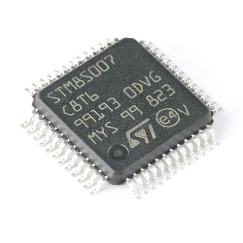 새로운 크황리춘스인위안과 원래 IC MCU 8BIT 64KB 플래시 새로운 48LQFP 마이크로컨트롤러 STM8S007C8T6