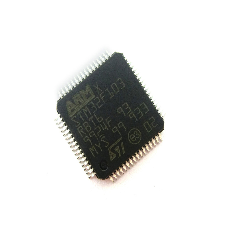 STM32F103RBT6 Mcu 32는 Stm32f1 팔 M3 Risc 128kb 플래시 2.5v/3.3v 64 핀 라이큐프피 Ic를 물었습니다