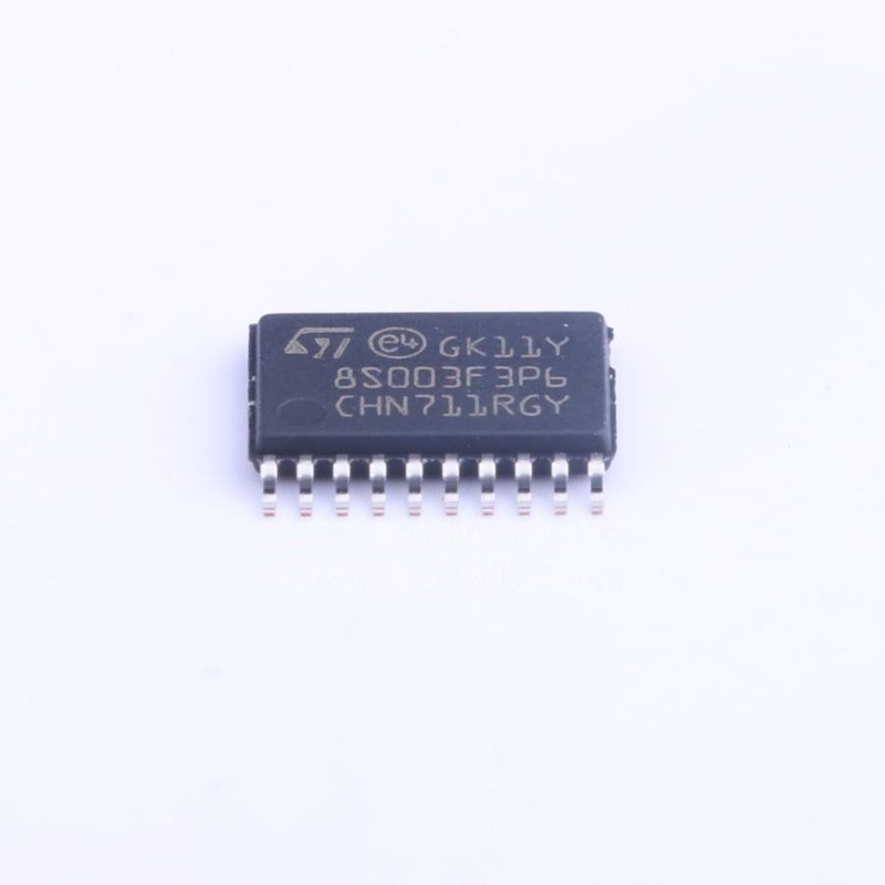 MCU 8비트 STM8S STM8 CISC 8KB 플래시 3.3V/5V 20-핀 TSSOP 수입 담보 화물 보관증 - 테이프와 릴 STM8S003F3P6 IC 칩