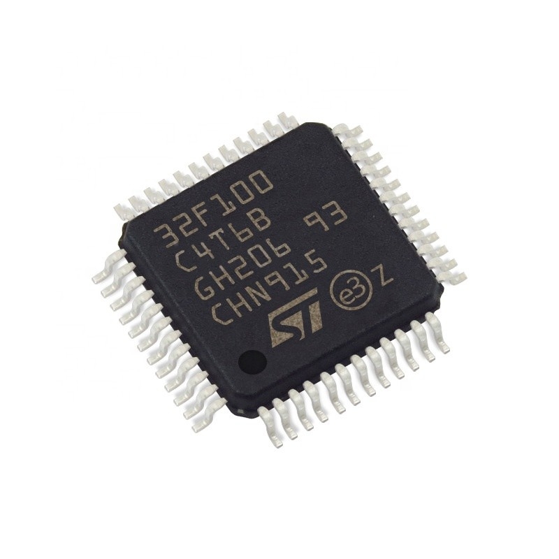 주식에서 STM32F100C4T6B 마이크로컨트롤러 IC MCU 32BIT 16KB 플래시 48LQFP 집적 회로 IC 칩 STM32F100C4T6B IC