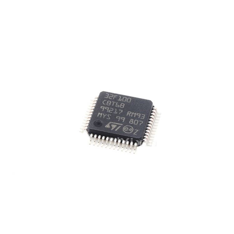 새로운 크황리춘스인위안과 원래 STM32F100CBT6B IC MCU 32BIT 128KB 플래시 48LQFP IC IN 주식