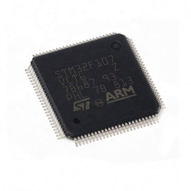 전자 부품 Mcu 32-비트 Stm32 팔 M3 Risc 256Kb 순간 100-핀 라이큐프피 Stm32F Stm32F107 Lqfp100 Stm32F107Vct6