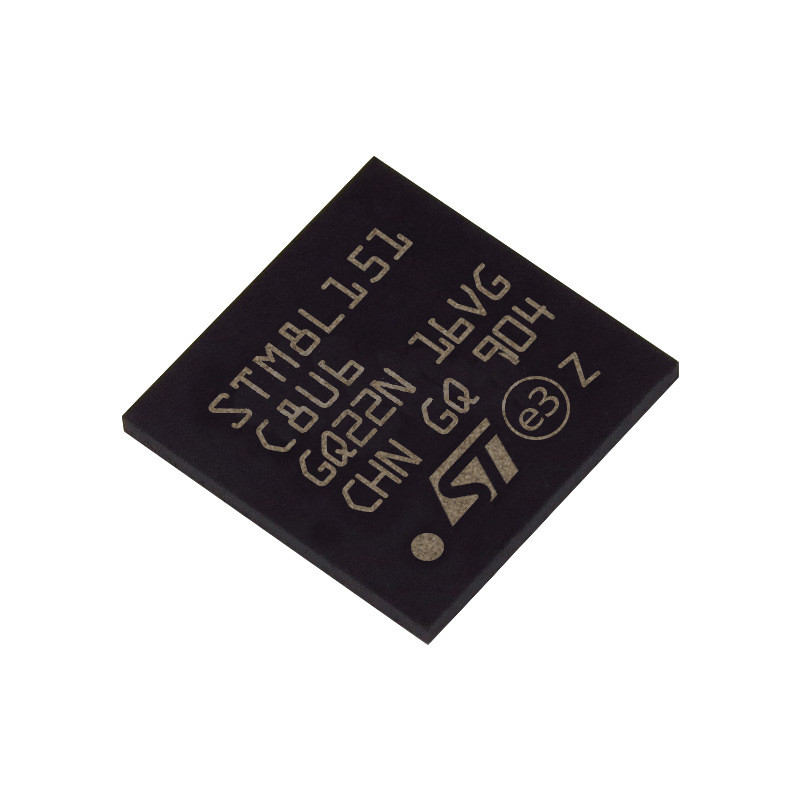 STM8L151C8U6 새로운 원형 마이크로컨트롤러 온라인으로 전자적 부품 집적 회로 QFN48 MCU STM8L151C8U6 Ic