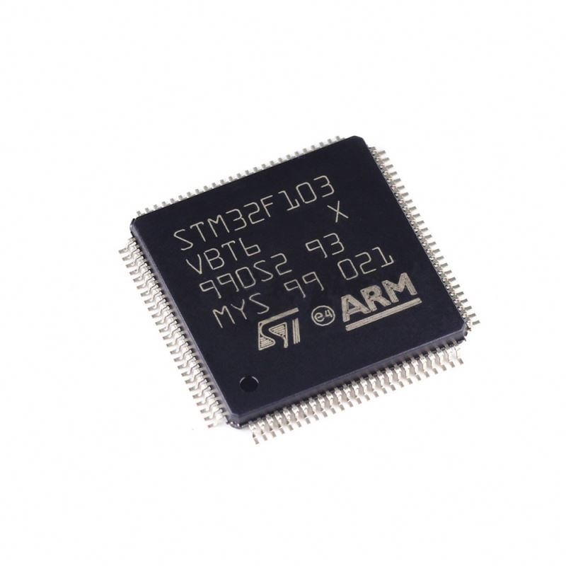 주식에서 크황리춘스인위안 Bom 서비스 전자 부품 Stm32f103 32 비트 마이크로컨트롤러 외피 M3 128k 플래시 Lqfp100 STM32F103VBT6 IC