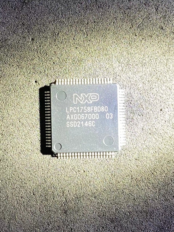 사용하지 않은 LPC1758FBD80  QFP80  집적 회로 칩 IC 마이크로컨트롤러 브랜드 뉴 원형